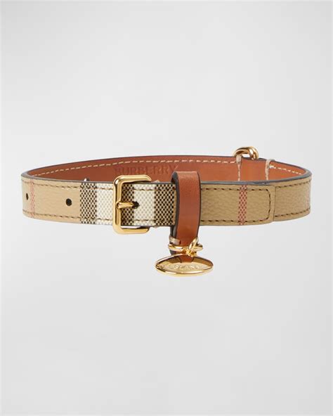 burberry leather studded collar|neiman marcus burberry dog collar.